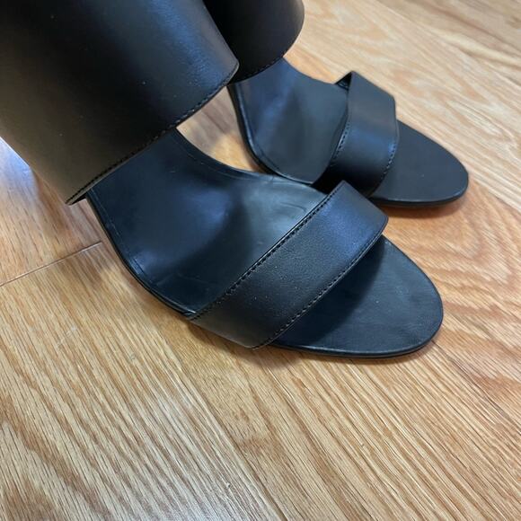 Manolo Blahnik Black Sling Back Sandals Size 39 - Picture 3 of 16